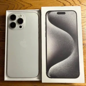 Apple iPhone 15 Pro Max Smartphone White Titanium, 256GB - Görsel 1